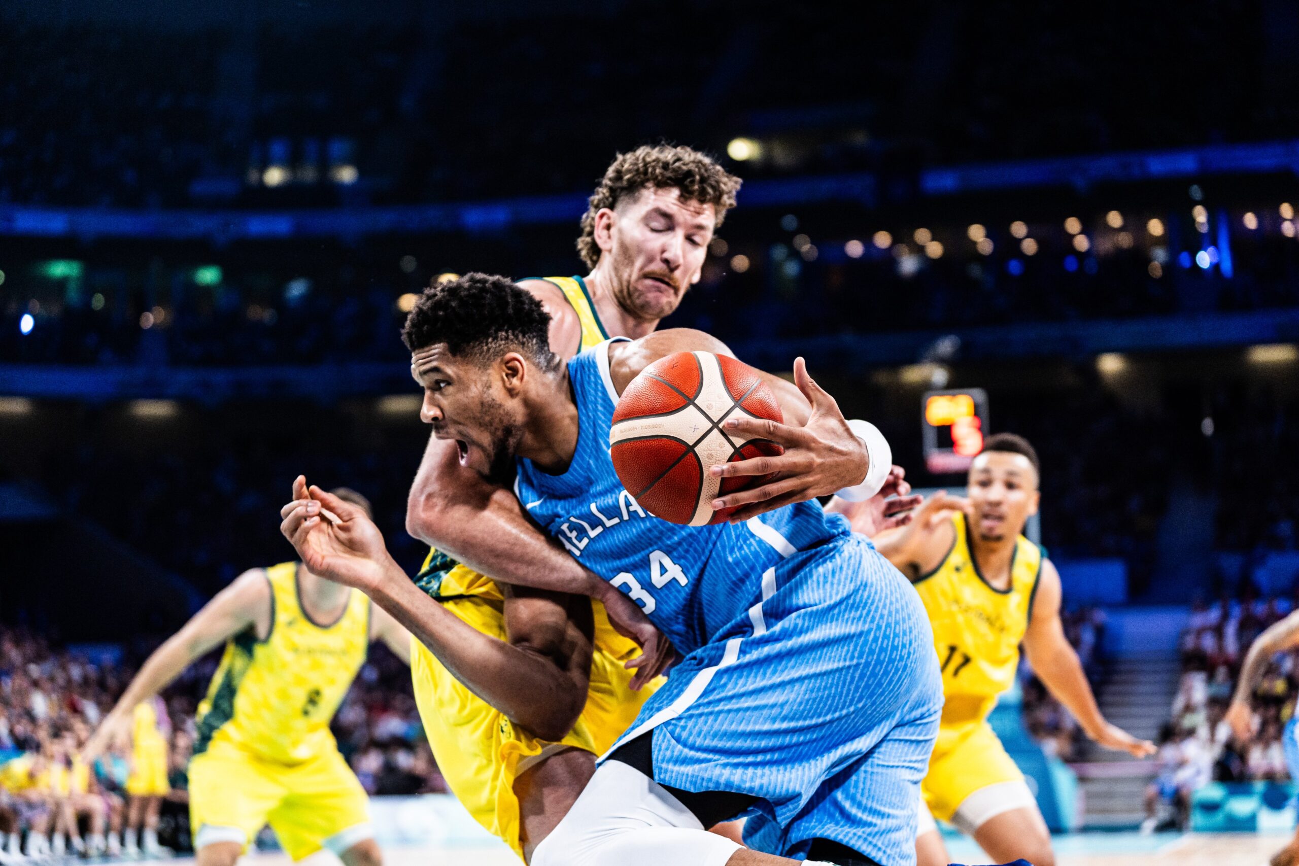 Paris 2024 Men’s Basketball: Greece Bags Crucial Win Over Australia, But Next Round Berth Uncertain