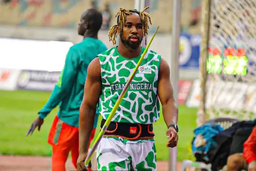 Paris 2024: Nnamdi Failed To Qualify For Men’s Javelin Final