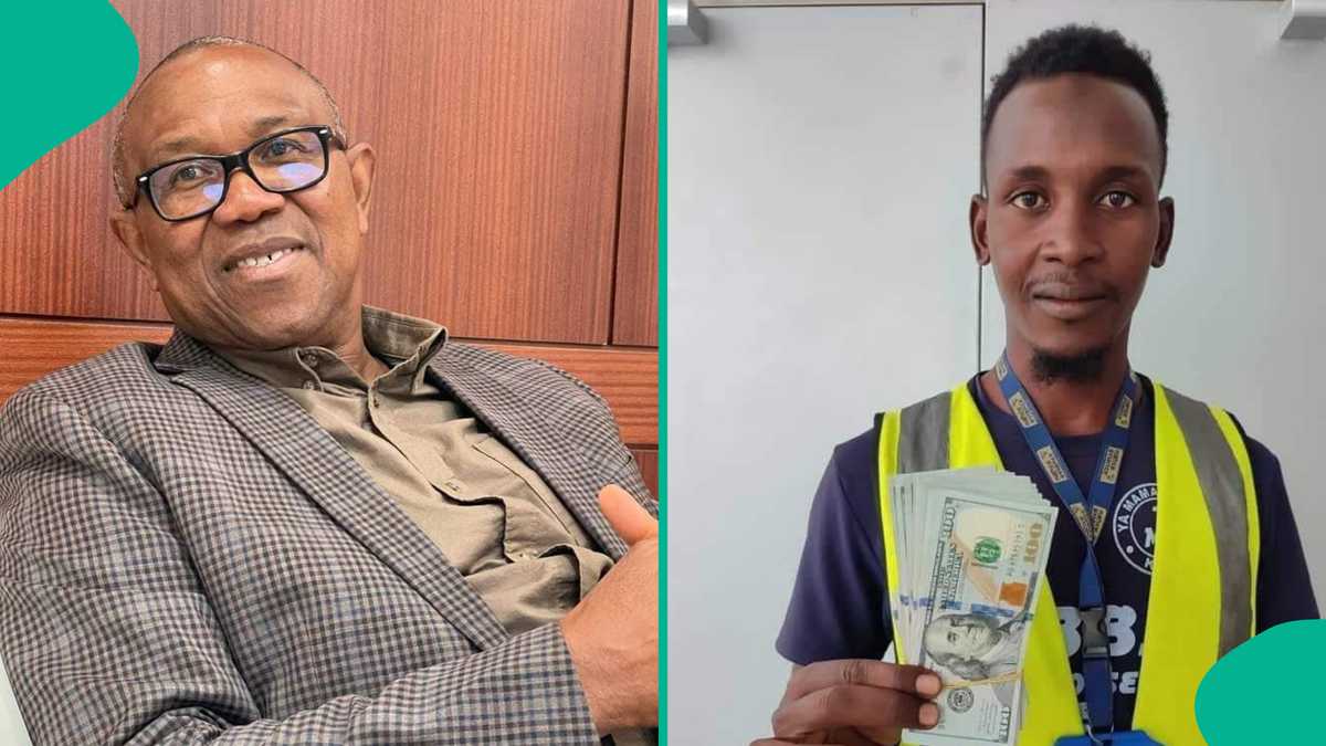 Peter Obi Commends Airport Worker for Returning $10,000 He Found on Aircraft