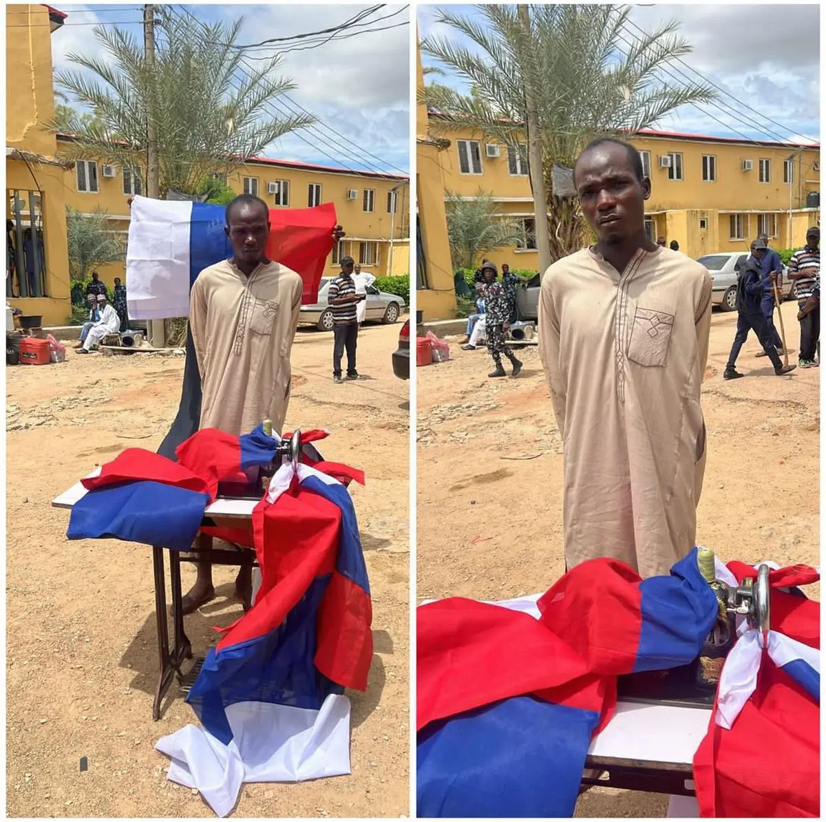 Protest: Kano tailor producing ‘Russian flags’ reportedly arrested