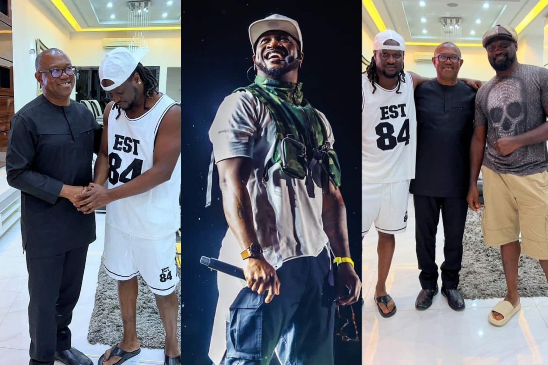 Psquare: Peter Obi intervenes, visits Paul, Jude over fallout with Peter (photos)