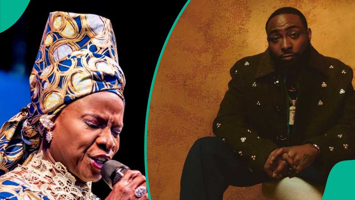 Reactions Trail Davido’s Collaboration With Angélique Kidjo: “Wizkid Go Think Na Graphic Editing”