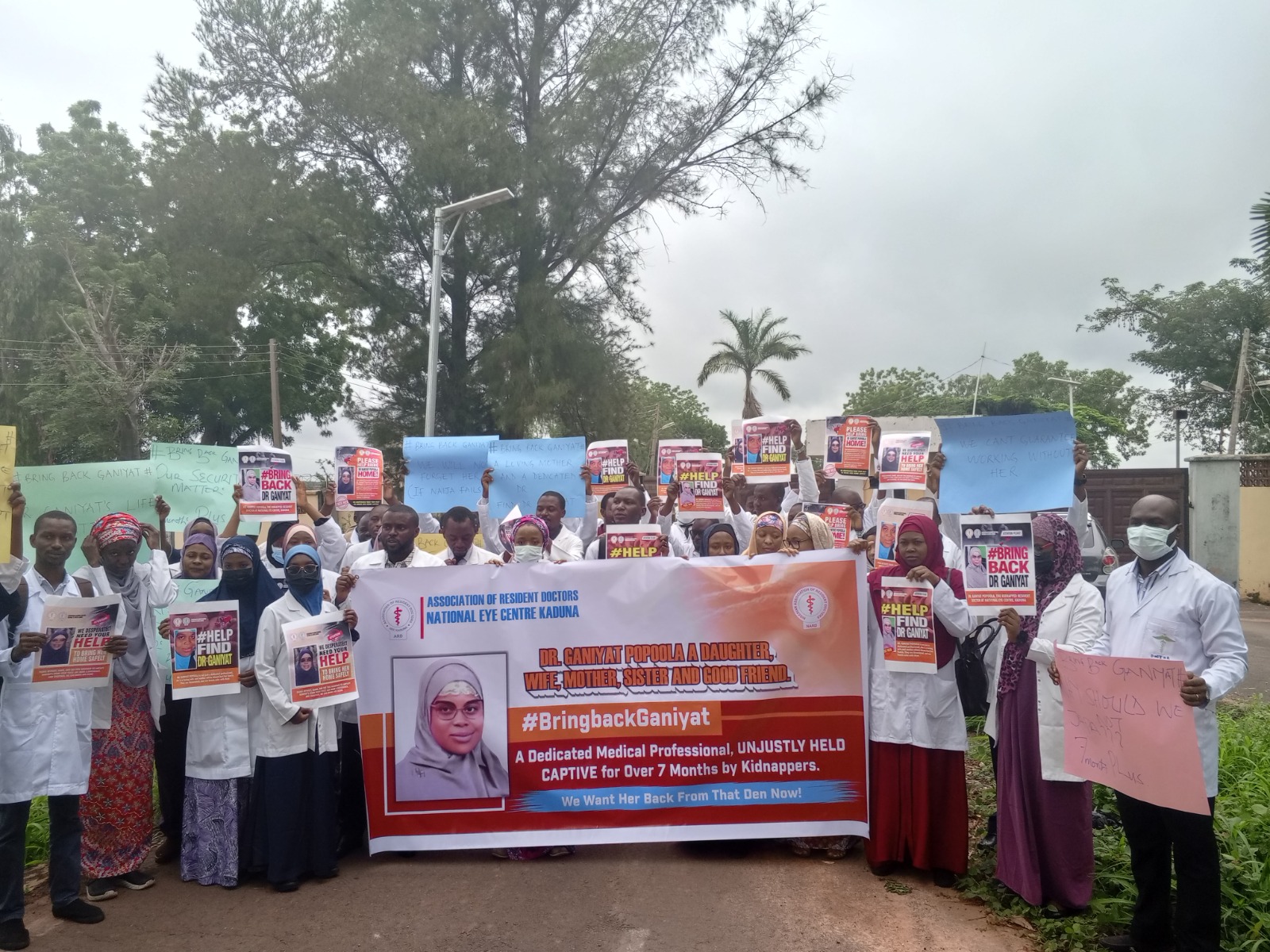 Resident Doctors Protest Colleague’s Continued Hold By Bandits In Kaduna