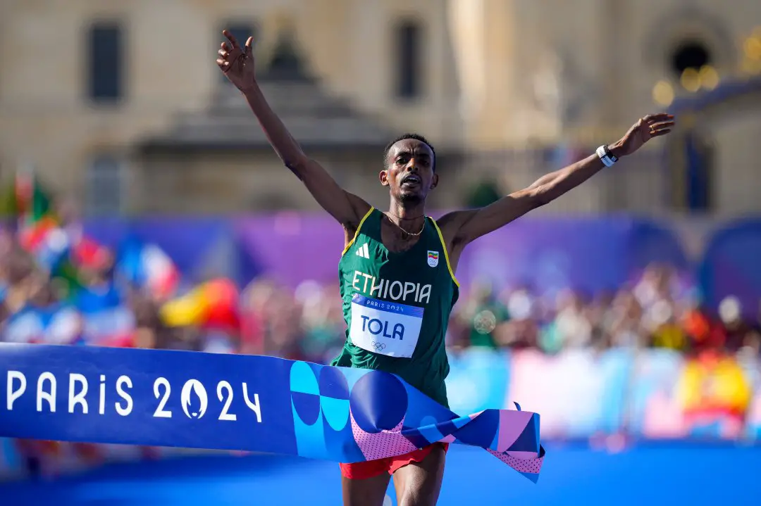 Paris 2024 Men’s Marathon: Ethiopia’s Tolawon Clinches Gold As Kenya’s Kipchoge Falters