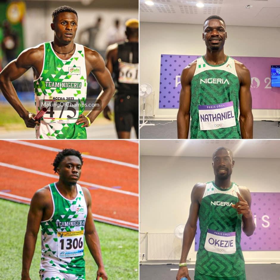 Team Nigeria's 4x400 Men Disqualified Despite Qualifying For Olympic Final