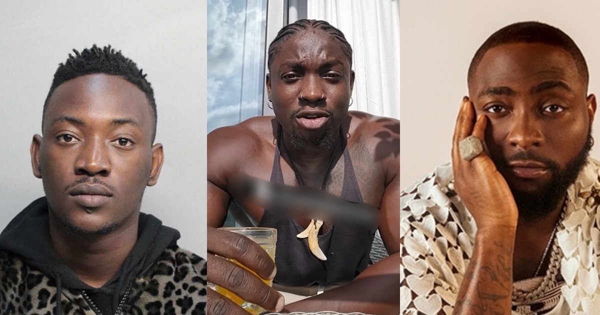 "This is not who you are, abeg forgive am, hand don too touch am for cell" – VeryDarkMan begs Davido to release Dammy Krane