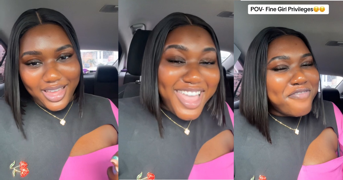 "Try marry person wey fine so your pikin go benefit am" –Lady shares how she used her 'pretty girl privilege' to jump the petrol queue