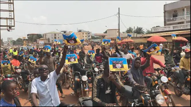 US guards arrest Central African protesters outside embassy – Odile Gbayah