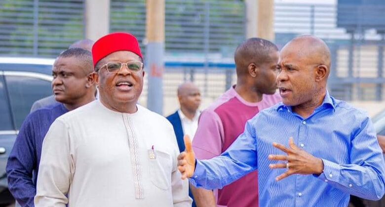 Umahi Lauds Gov Mbah’s Partnership with FG To Fix South East Road