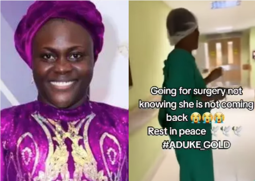 Video of late gospel singer Aduke Gold's last moments in hospital surfaces