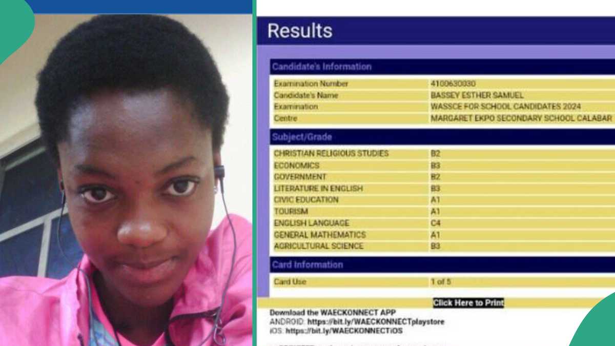 WAEC Candidate Who Wants to Study Law in University Shares Her Performance