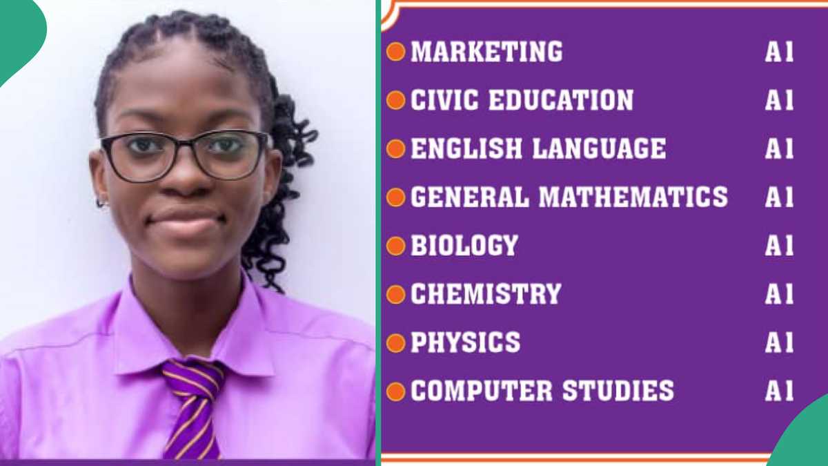 WAEC Result 2024: Brilliant Science Student Makes A1 in All 8 Subjects She Wrote in WASSCE