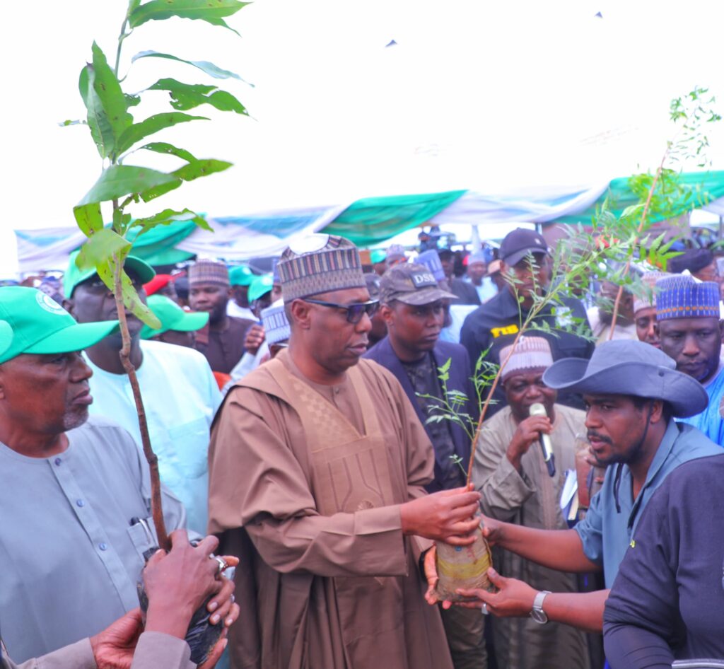 Zulum Launches Borno’s 2024 Tree Planting With 10m Seedlings