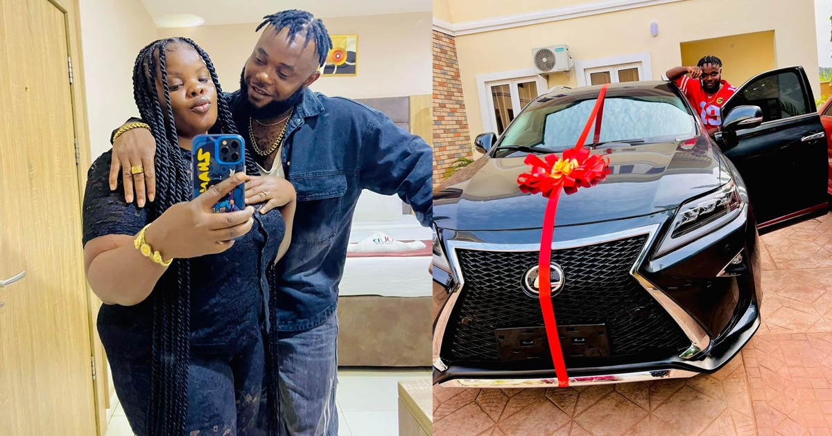 "You deserve more than this" – Nigerian woman tells her husband as she gifts him a Lexus SUV for his birthday