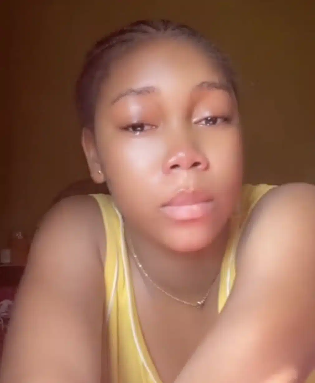 Lady in tears as boyfriend dumps her for her best friend