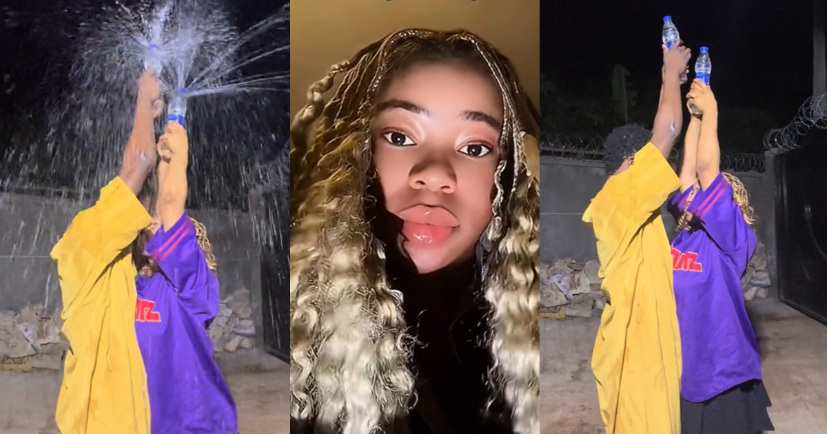 "The Lanisters always pay their dǝbt" – Shock!ng moment Nigerian lady 'unexpectedly' exchanged k!ss with her brother during a trending challenge (VIDEO)