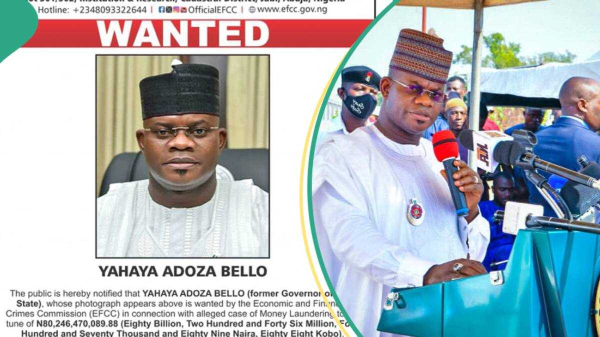 BREAKING: Confusion as EFCC Says Yahaya Bello Not In Custody