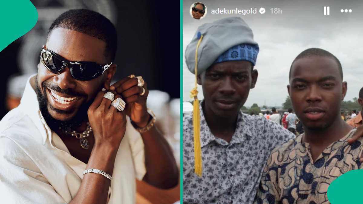 Adekunle Gold Honours Bday of Friend Who Sponsored His Convocation With His Salary, Shares Old Photo