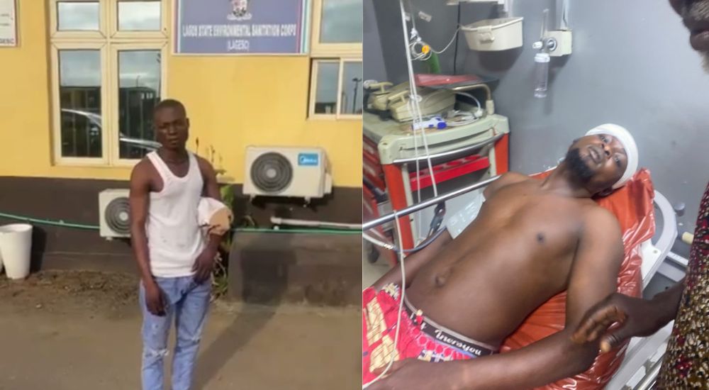 Angry man attacks official who caught him defecating by roadside in Lagos