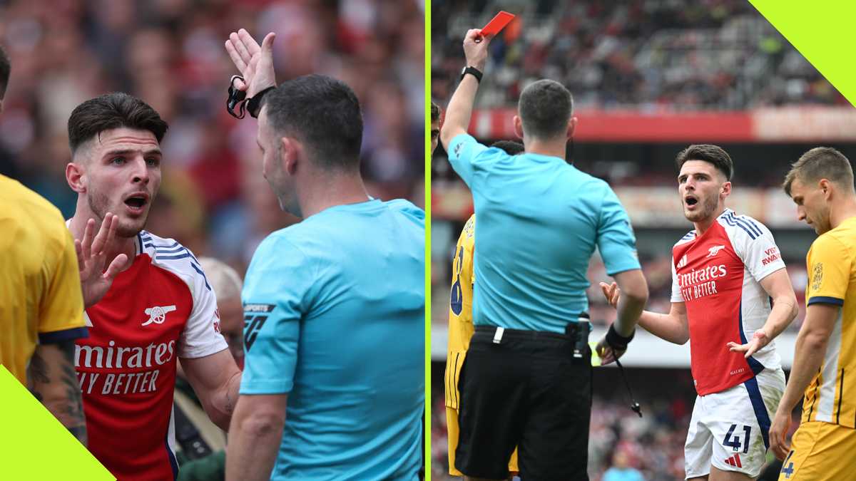 Declan Rice: Why Arsenal Cannot Appeal Red Card Ahead of Tottenham Clash