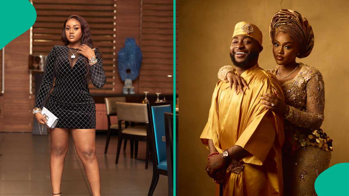 Fans of Davido's Wife Chioma Analyse Cost of Her Outfit To His Cousin's Graduation: "Bag Is N49m"