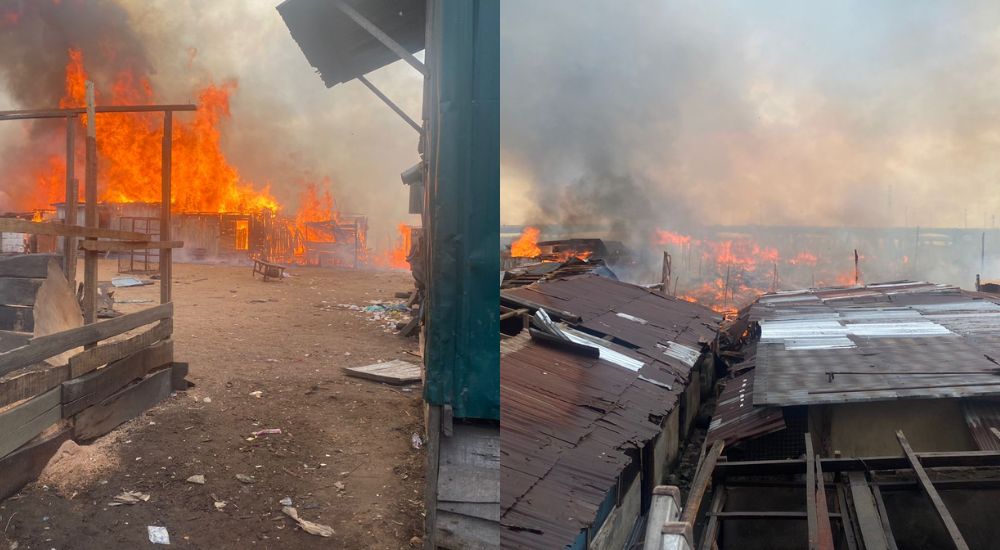 Fire guts Lagos popular market, goods worth millions destroyed