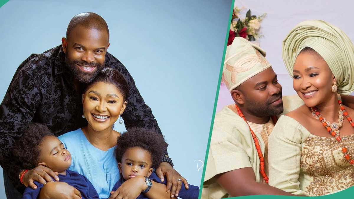 Gabriel Afolayan, Wife Mark Wedding Anniversary, Number of Years Stirs Confusion: “Love U Papa Bear”