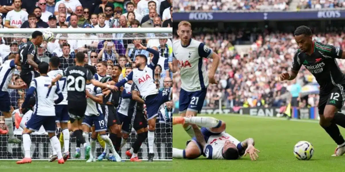 EPL: Gabriel Magaalhaes heads Arsenal to derby victory against Spurs