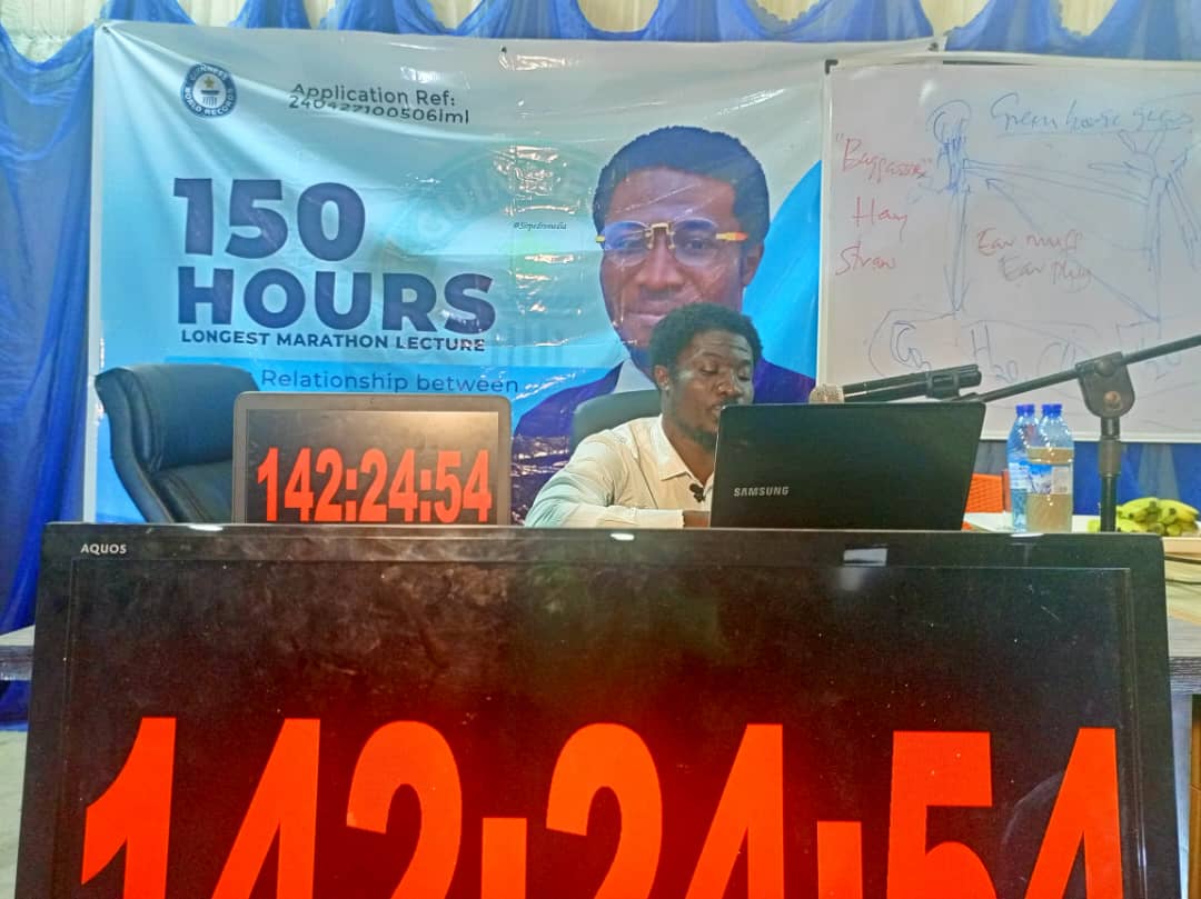 Guinness World Record: Osun lecturer clocks 142-hour longest marathon lecture