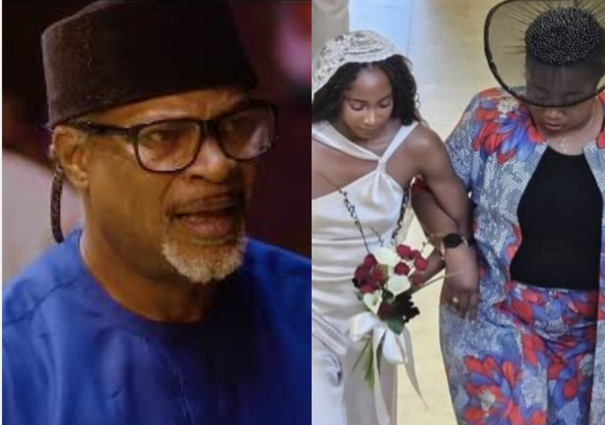 It Is an abomination - Fred Amata drags ex -wife for walking their daughter down the aisle while he is still alive