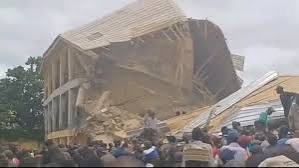 JUST IN: Many UNIBEN students trapped as building collapses