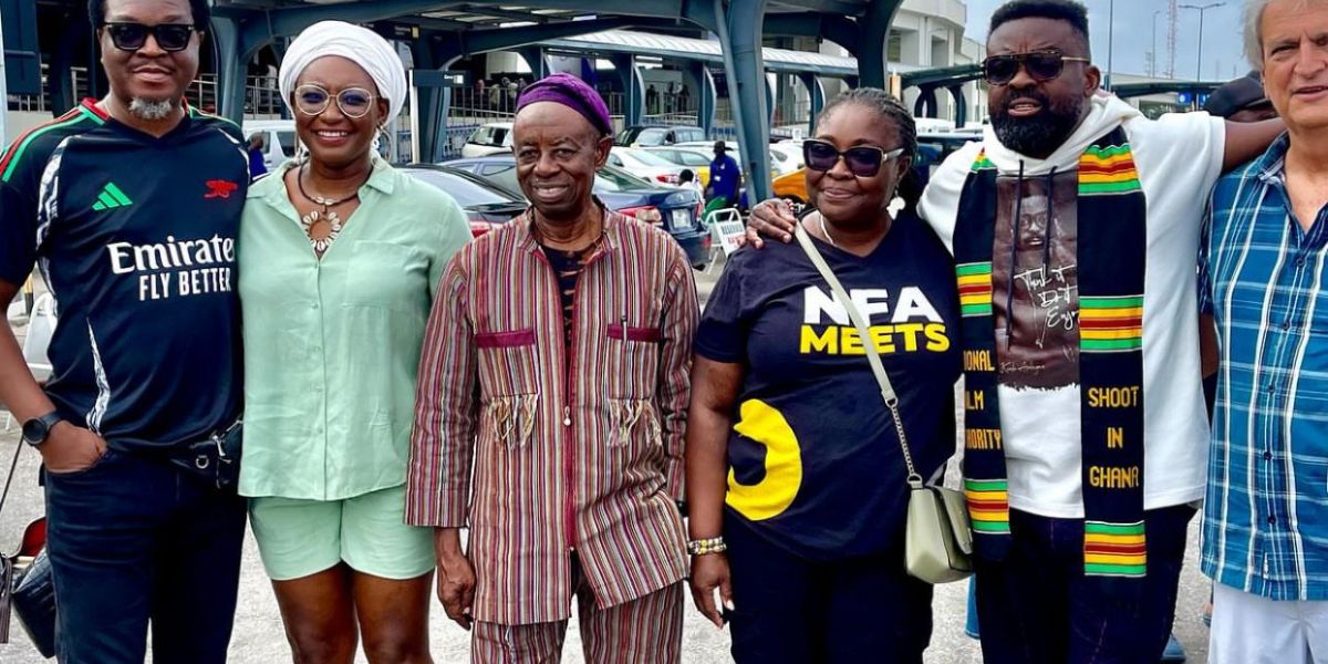 Kunle Afolayan, Tunde Kelani arrive Ghana for Anikulapo S2