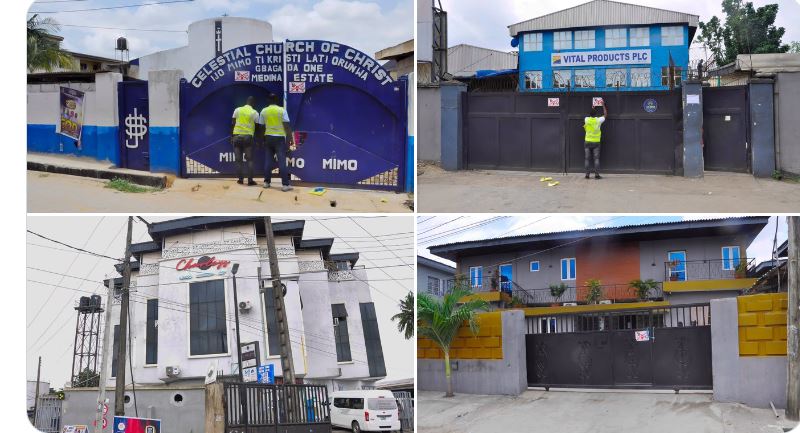 Lagos Govt Seals Churches, Hotels, Others Over Environmental Infractions