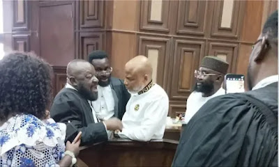 My lord, I have no confidence in this court anymore-Nnamdi Kanu forces Justice Binta Nyako to hands off case