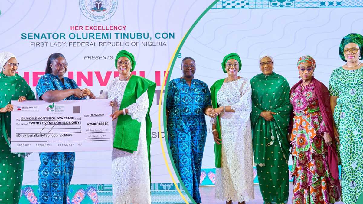 National Unity Fabric: UI Graduate, Bamidele Mofiyinfoluwa Wins Mrs Tinubu’s N25m Prize