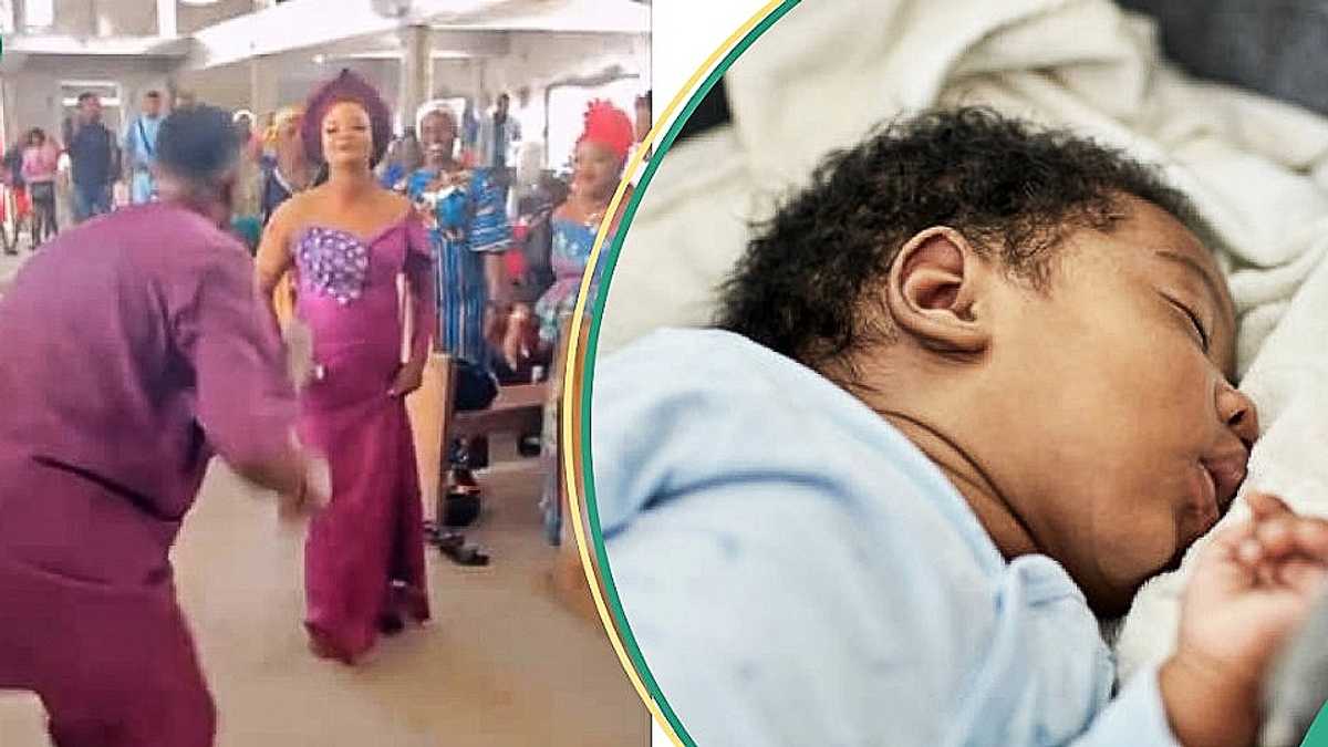 Nigerian Father Breaks Internet with Energetic Dance Moves on His Child's Dedication Day