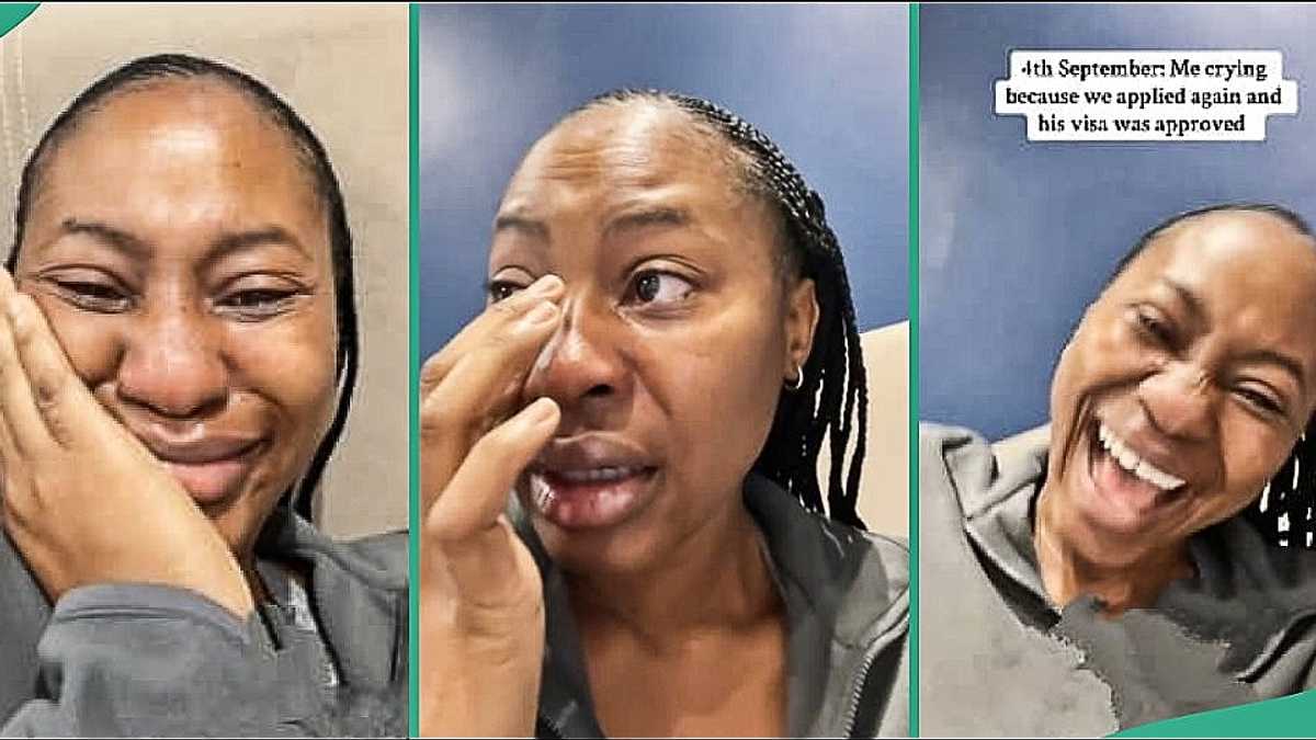 Nigerian Lady in Tears as Brother's Visa Finally Gets Approved after Facing Rejection