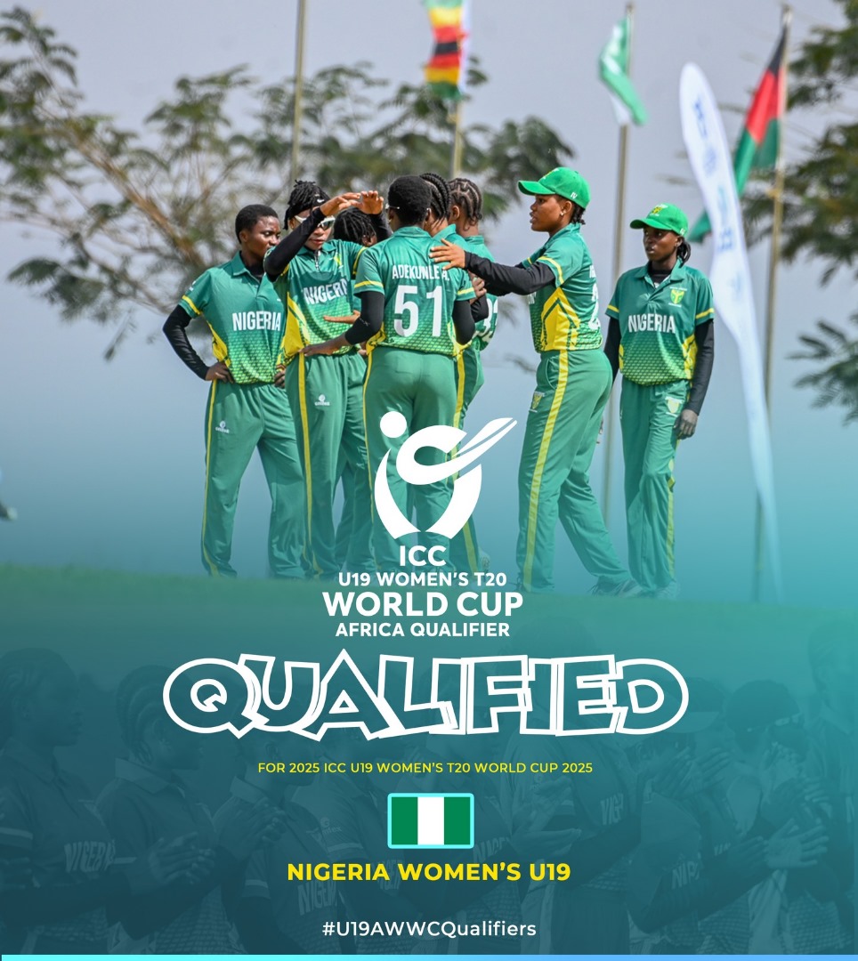 Cricket: Nigeria’s U-19 Book 2025 ICC World Cup Berth In Malaysia