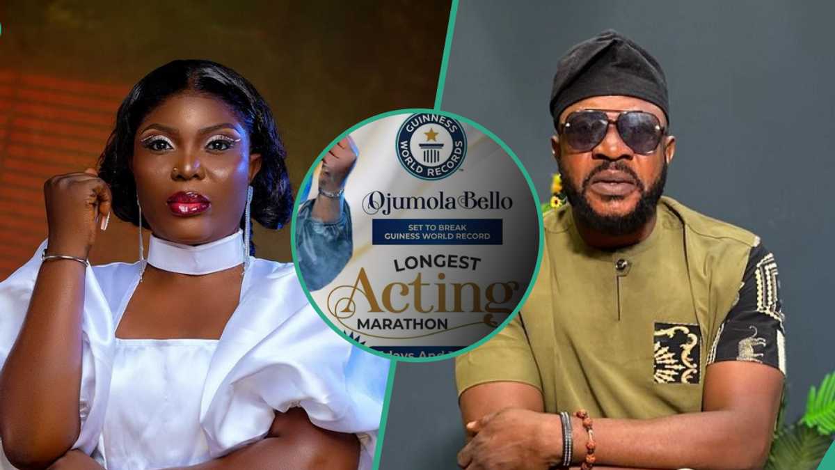 Ojumola Bello Tries to Break Guinness Record for Longest Acting Marathon, Odunlade, Others Support