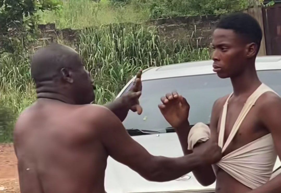 Online outcry as father disowns son in shocking video