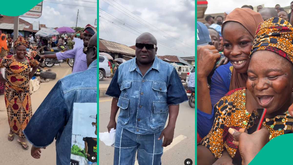 Osupa Visits Onion Seller Who Passionately Sang His Song in Ibadan Market: “Dis Is Why We Love Him”