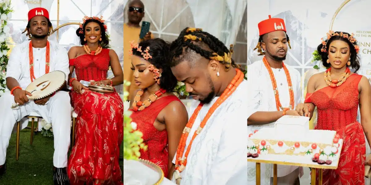 Rexxie and his fiancée ties the knot in traditional marriage