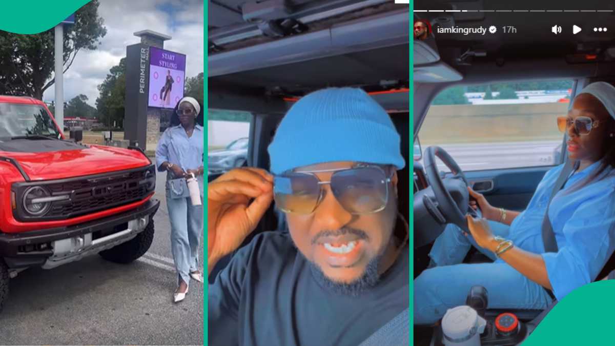 Rudeboy Laments As New Wife Ivy Takes Control of His New Car: “Na Me Buy Car, Na She First Drive Am”