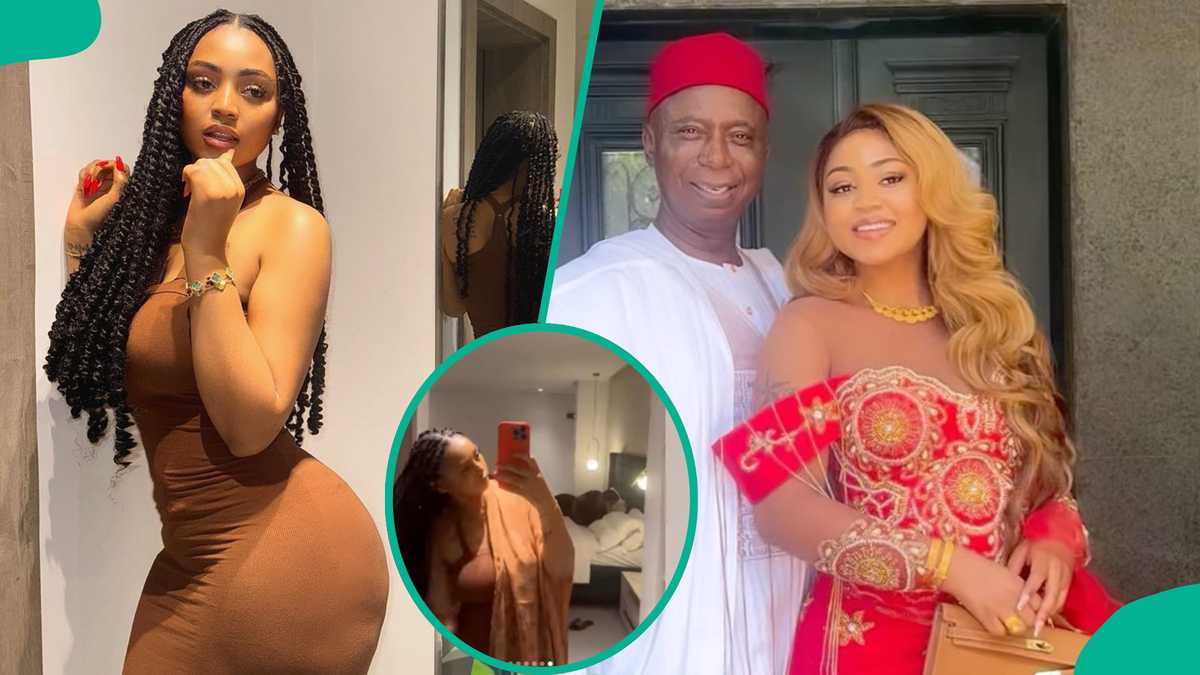 “See Ned for Bed”: Regina Daniels Flaunts Curves in Fitted Gown, Eagle-Eye Netizens React to Video