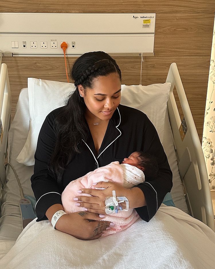 Tania Omotayo welcomes newborn baby