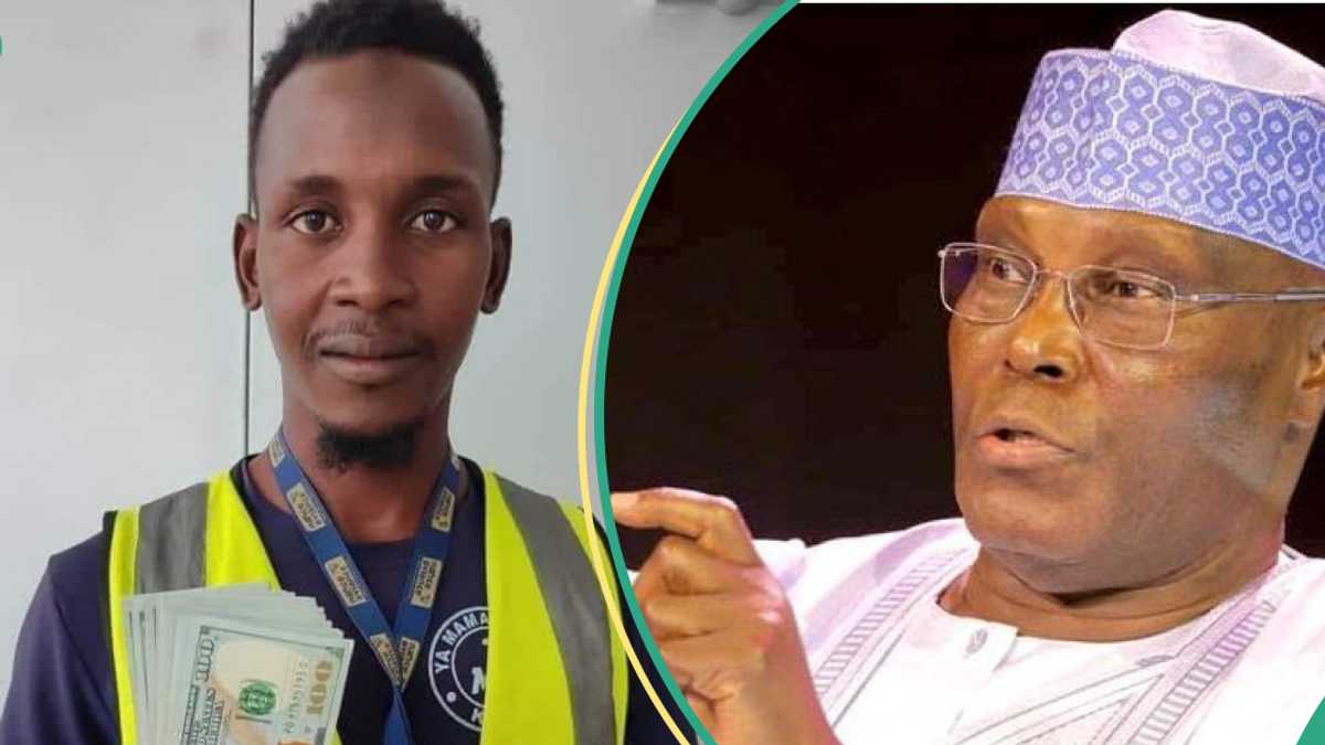 "Truth Be Told": Atiku Reacts To Cleaner Who Returned $10,000 In Kano