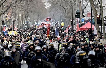 Uncertainty as over 100,000 protest In France against new Prime Minister