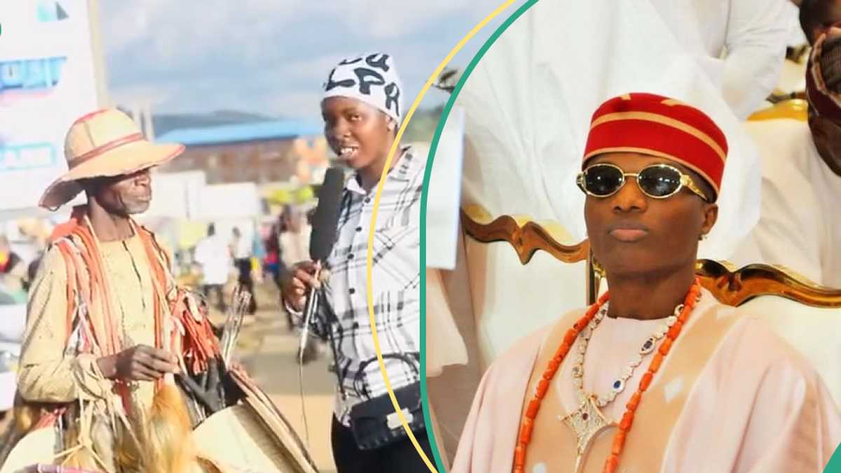 Wizkid: Street Raffia Bag Seller Argues He Looks Like Afrobeats Star, Video Goes Viral, "See Finish"