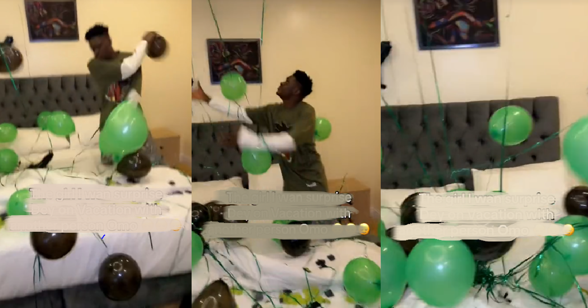 "them don surprise the surpriser" – Birthday Surprise Goes Terr!bly Wrong (VIDEO)