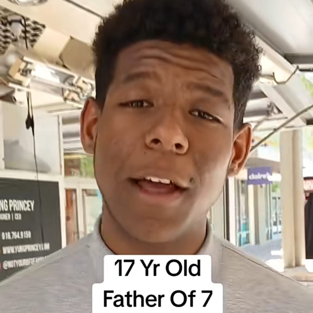 17-year-old boy reveals he has 7 kids and 7 baby mamas, plans to have 75